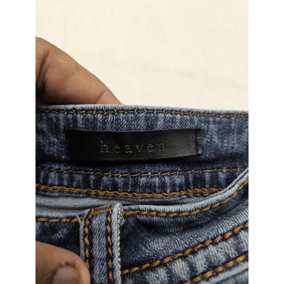 Miss Me Jeans Womens 27 Mid-Rise Bootcut K1225 M3636B41 Distressed Denim Pants - Picture 7 of 9